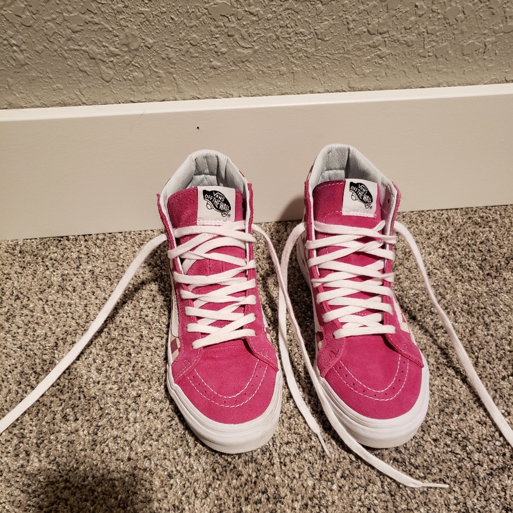 Vans checkered hightops